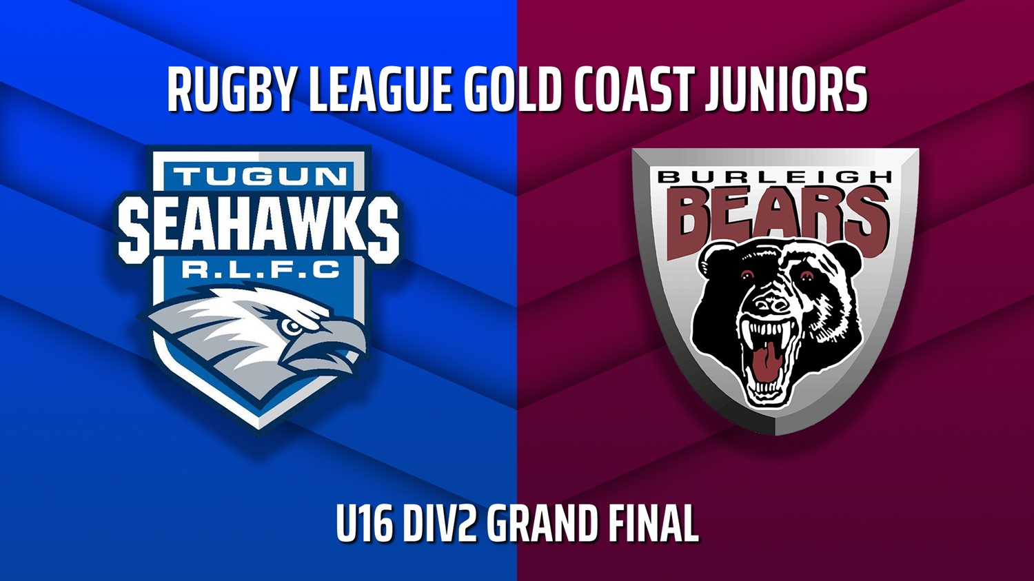 220903-Rugby League Gold Coast Juniors U16 Div2 Grand Final  - Tugun Seahawks v Burleigh Bears Juniors Slate Image