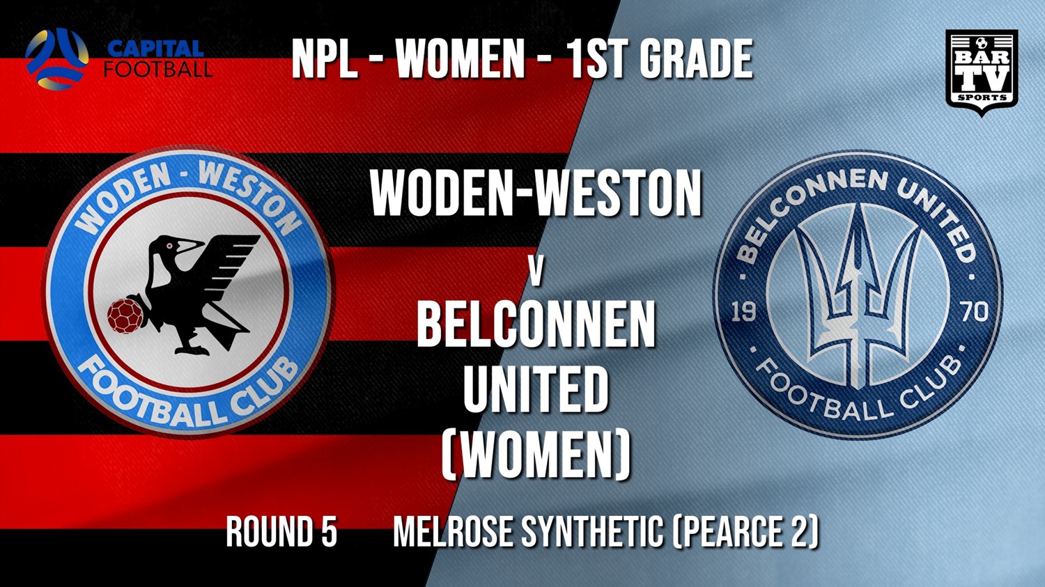 NPLW - Capital Round 5 - Woden-Weston FC (women) v Belconnen United (women) Minigame Slate Image
