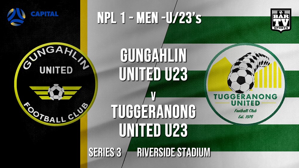 NPL1 Men - U23 - Capital Football  Series 3 - Gungahlin United U23 v Tuggeranong United U23 Slate Image