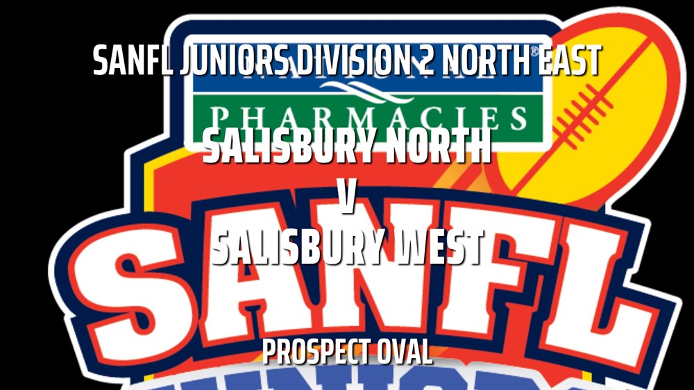210912-SANFL Juniors Division 2 North East - Under 13 Boys - SALISBURY NORTH v SALISBURY WEST Minigame Slate Image