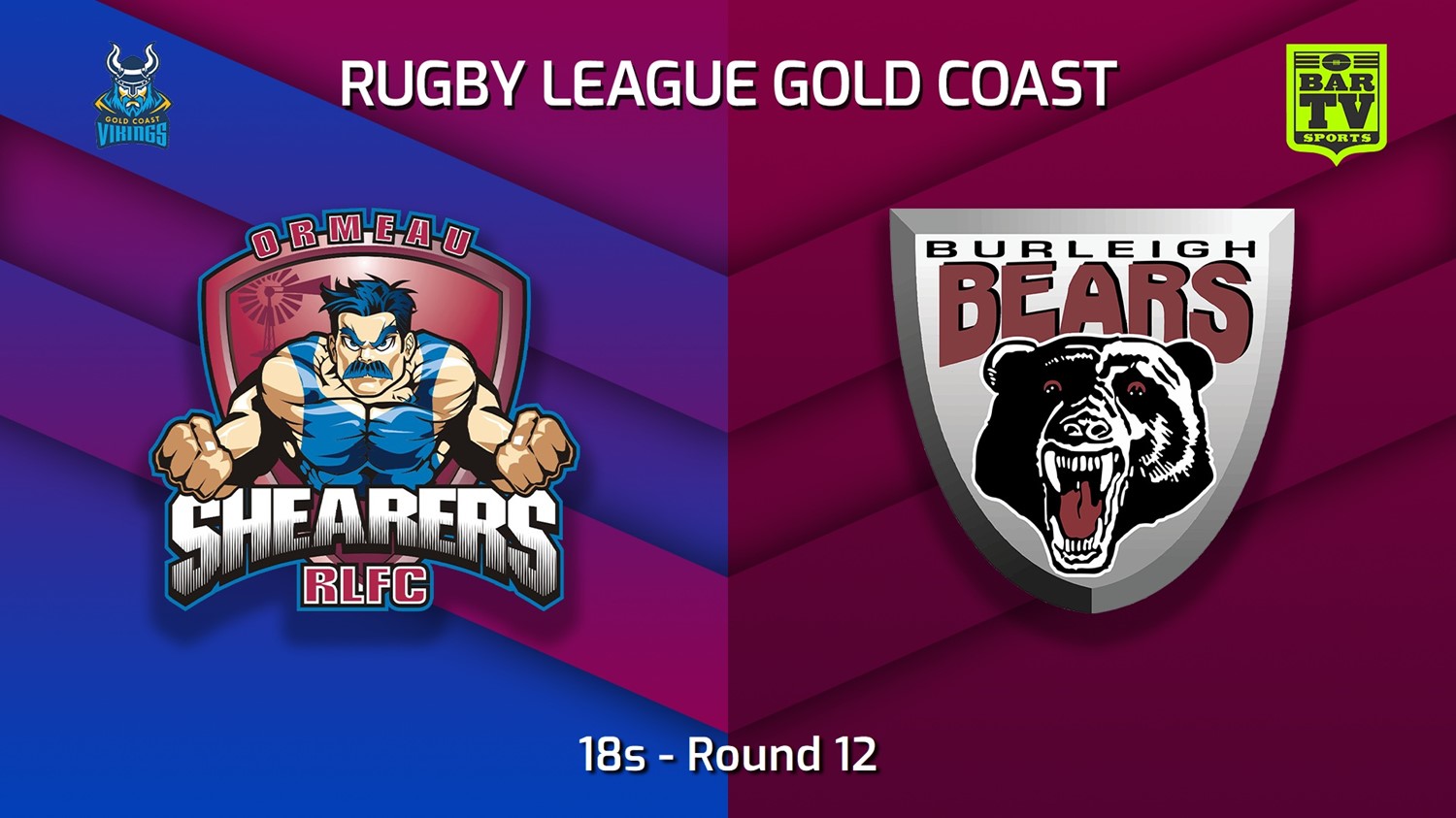 220702-Gold Coast Round 12 - 18s - Ormeau Shearers v Burleigh Bears Slate Image