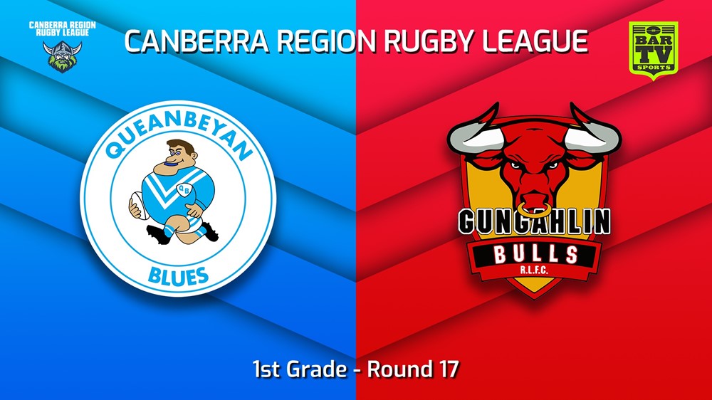 230819-Canberra Round 17 - 1st Grade - Queanbeyan Blues v Gungahlin Bulls Minigame Slate Image