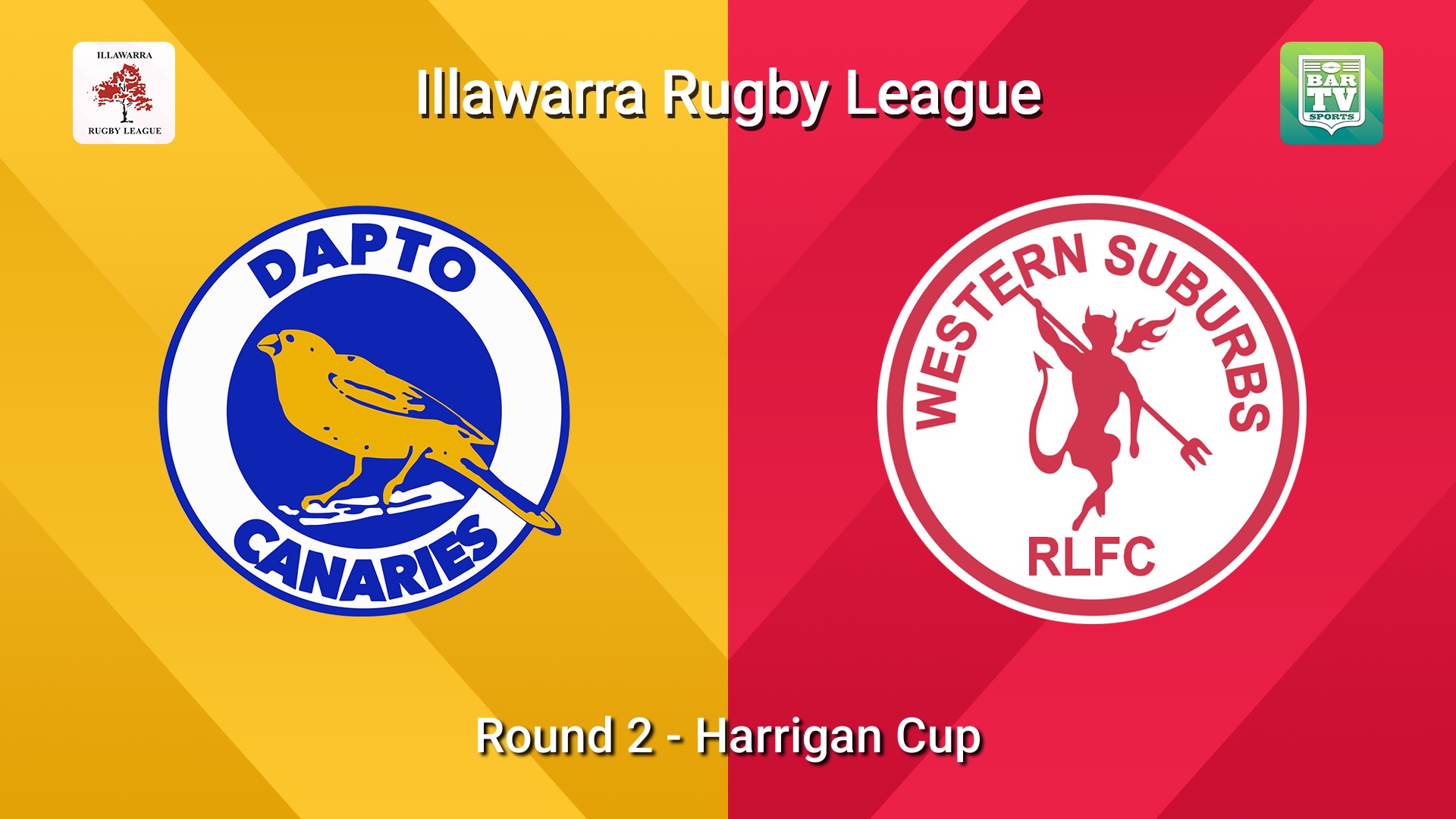 260502-video-Illawarra Round 2 - Harrigan Cup - Dapto Canaries v Western Suburbs Devils Slate Image