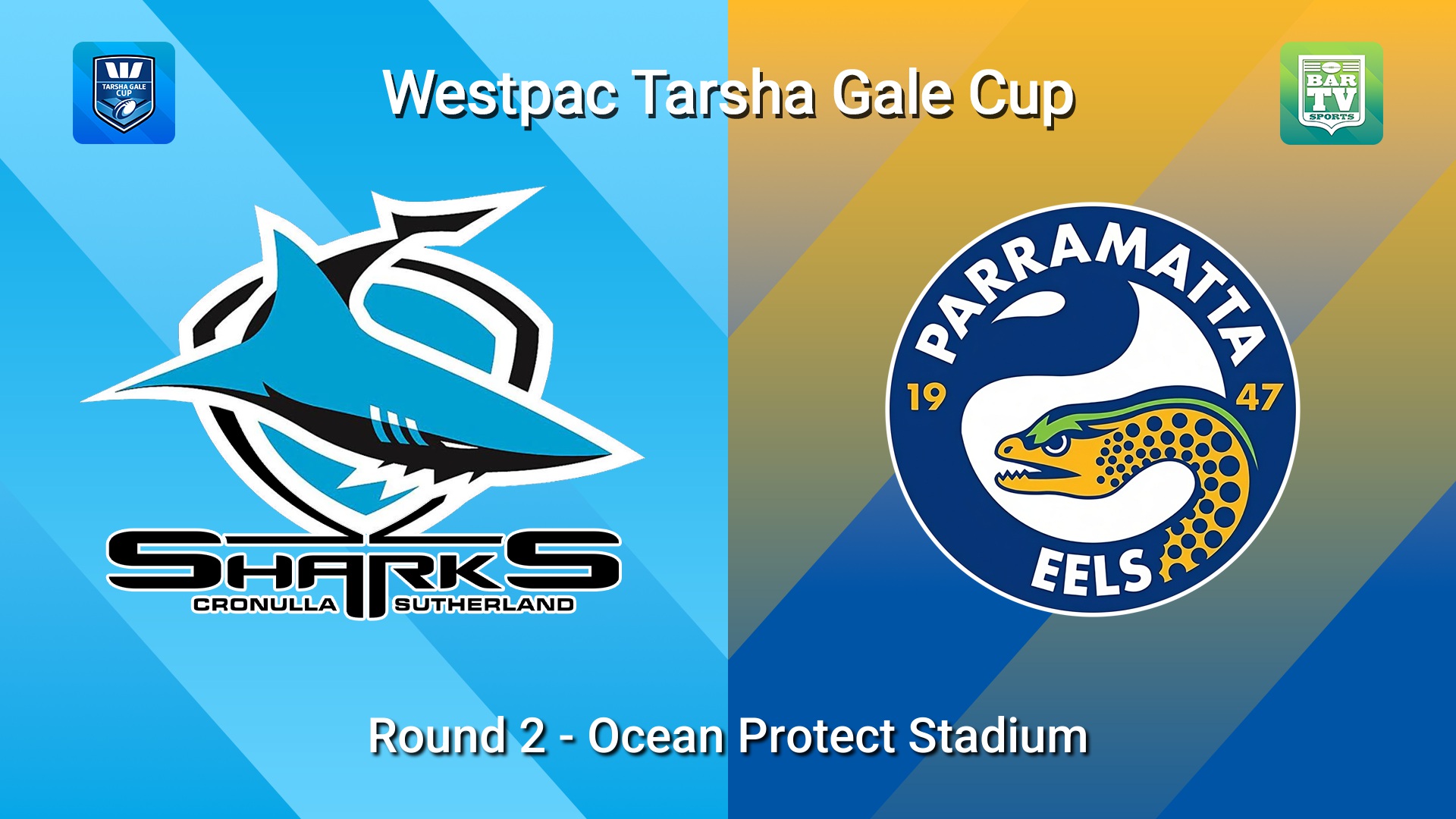 260214-video-Westpac Tarsha Gale Cup Round 2 - Cronulla-Sutherland Sharks v Parramatta Eels Slate Image