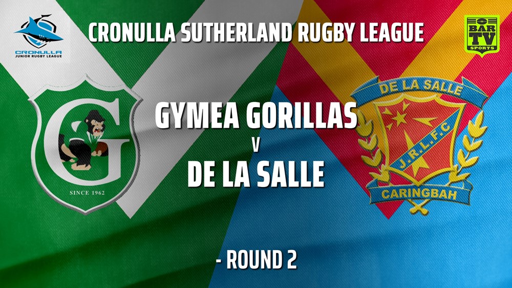210508-Cronulla JRL Under 10s GOLD Round 2 - Gymea Gorillas v De La Salle Slate Image