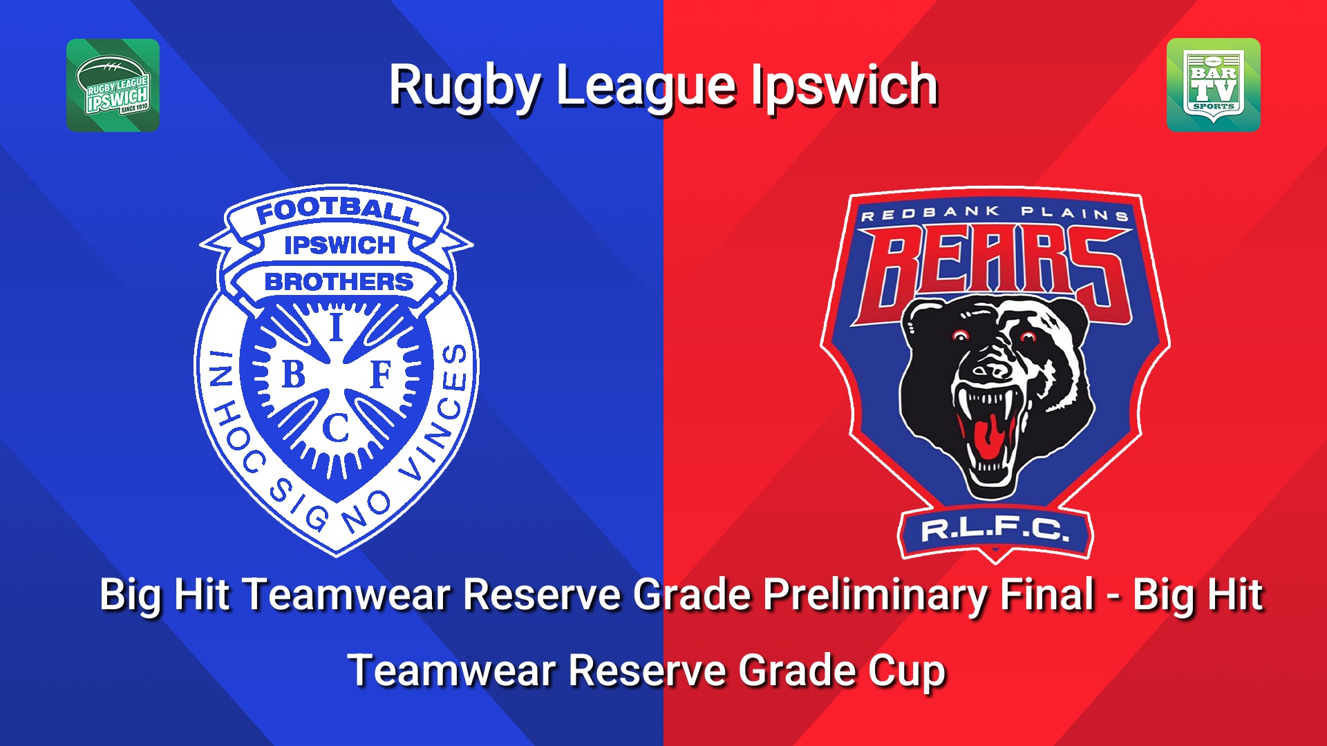 260905-video-Rugby League Ipswich Big Hit Teamwear Reserve Grade Preliminary Final - Big Hit Teamwear Reserve Grade Cup - Brothers Ipswich v Redbank Plains Bears Slate Image