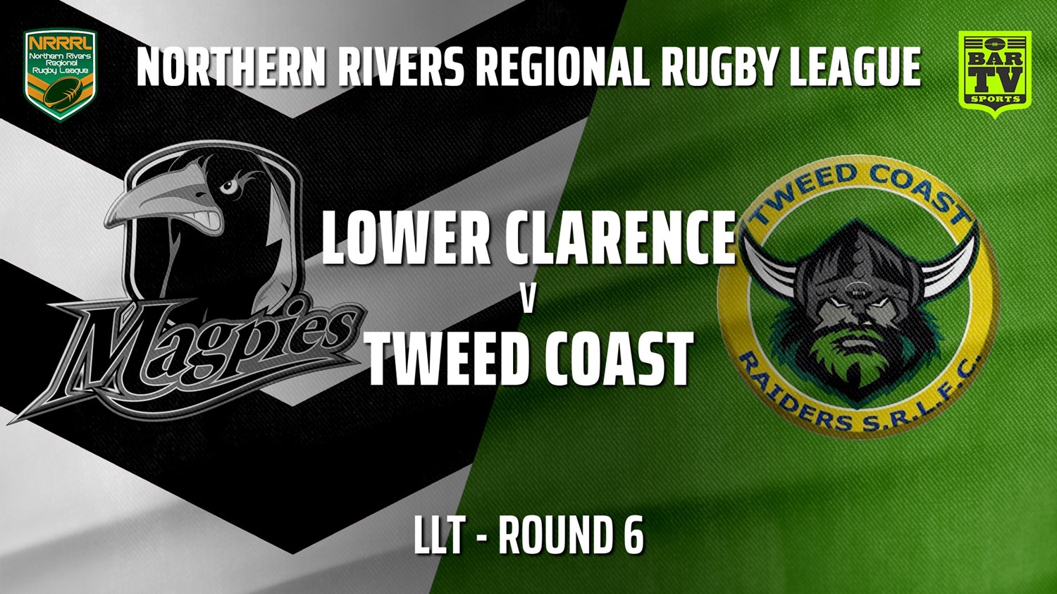 210606-NRRRL Round 6 - LLT - Lower Clarence Magpies v Tweed Coast Raiders Slate Image