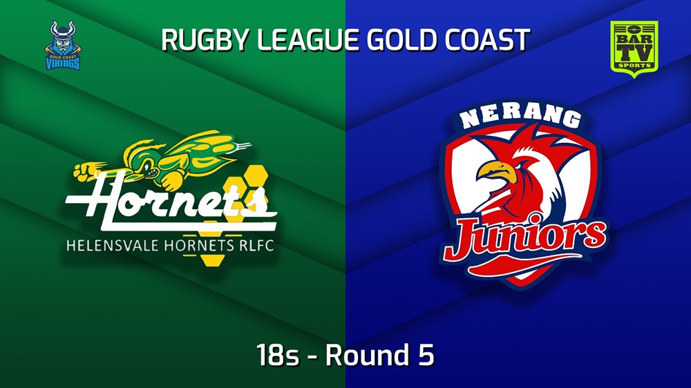 220507-Gold Coast Round 5 - 18s - Helensvale Hornets v Nerang Roosters Minigame Slate Image