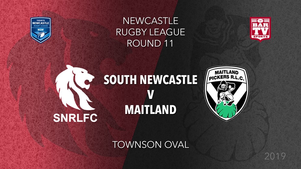 Newcastle Rugby League Round 11 - 1st Grade - South Newcastle v Maitland Pickers Slate Image