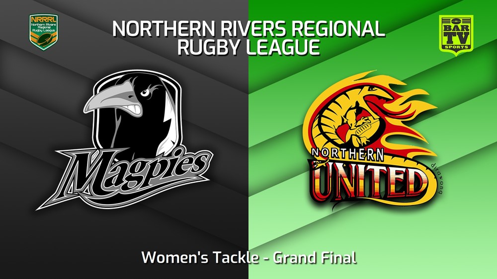 230813-Northern Rivers Grand Final - Women's Tackle - Lower Clarence Magpies v Northern United Minigame Slate Image