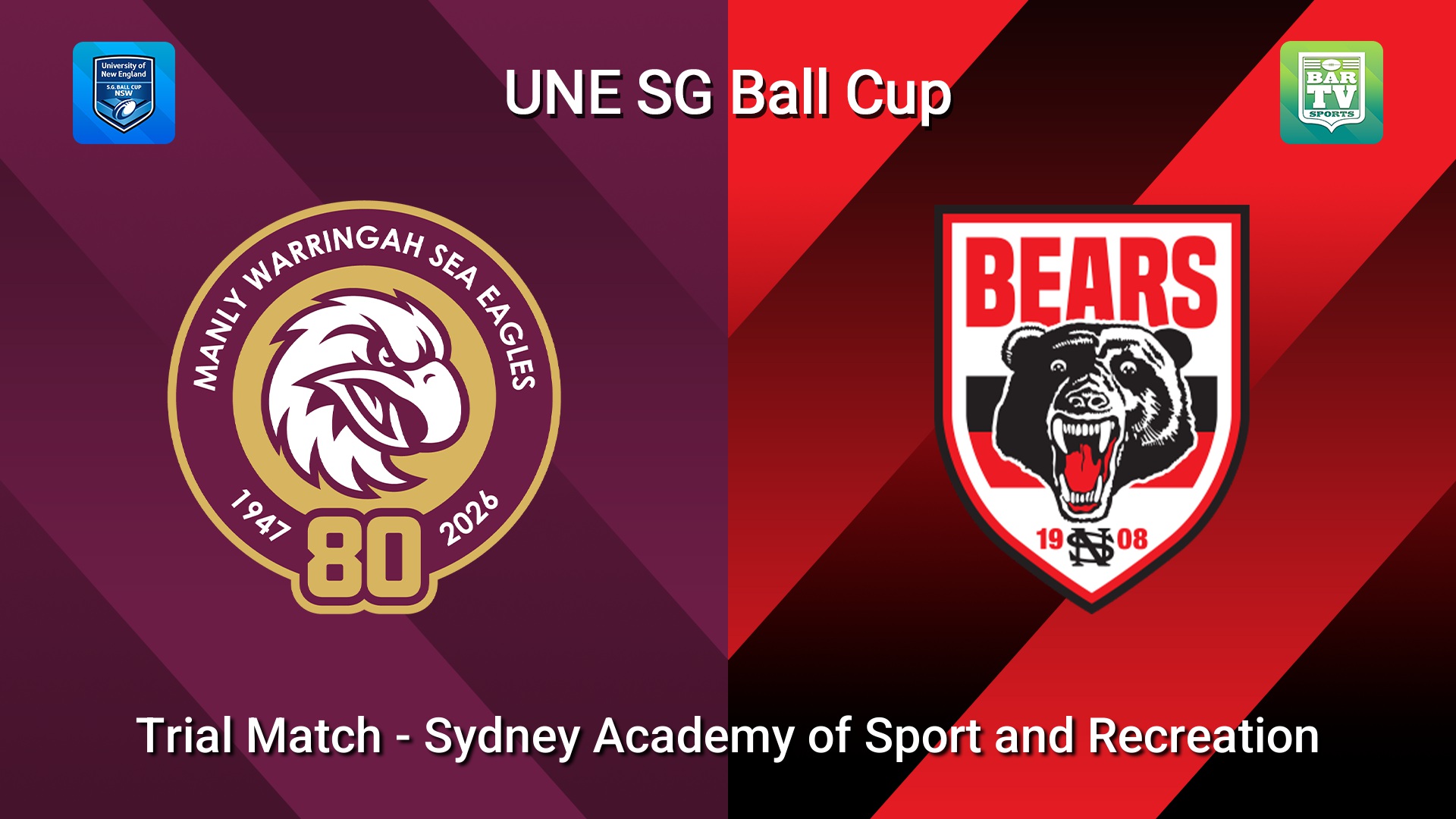 260124-video-UNE SG Ball Cup Trial Match - Manly Warringah Sea Eagles v North Sydney Bears Slate Image