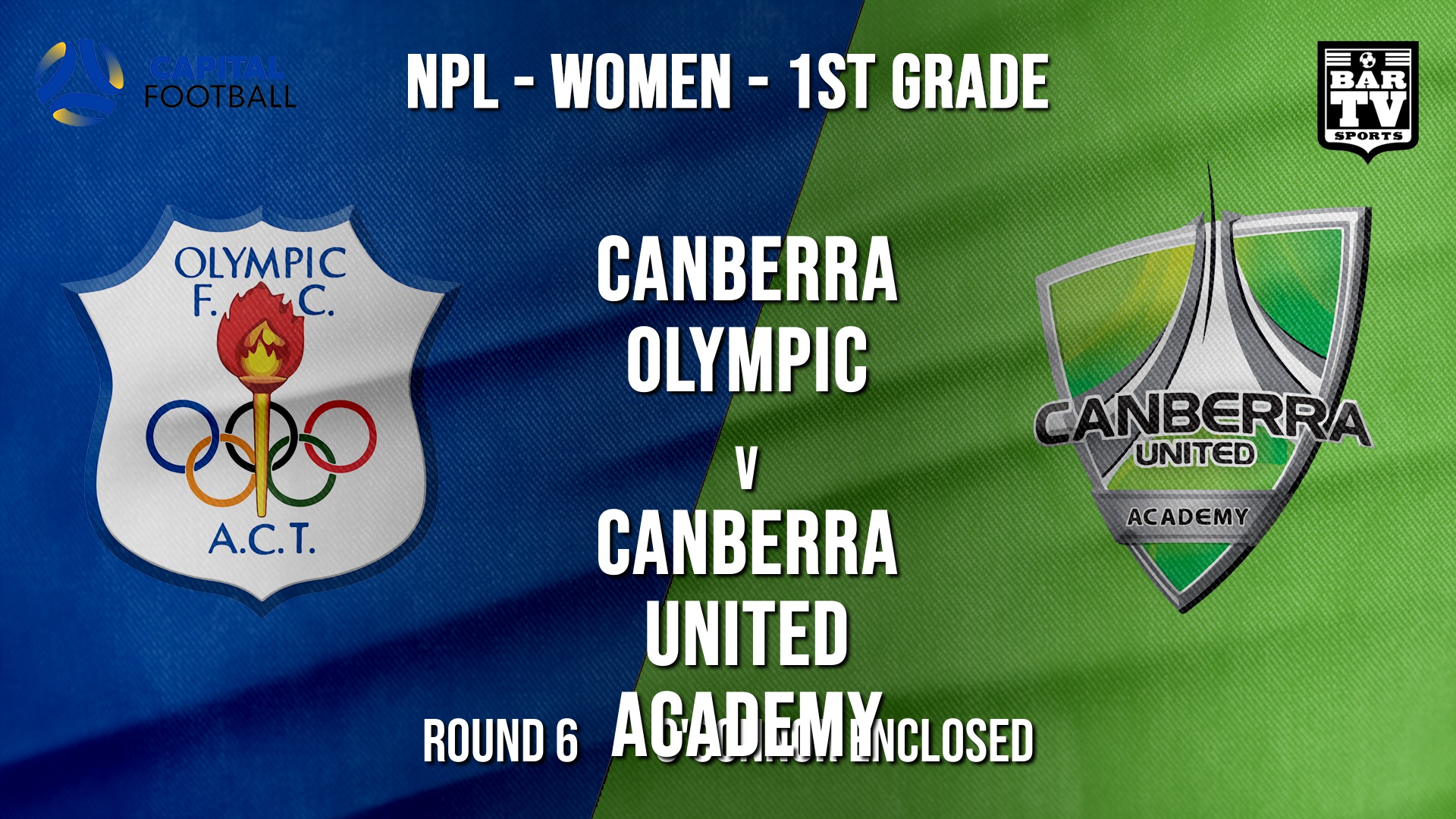 NPLW Capital Round 6 Canberra Olympic FC (women) v Canberra United