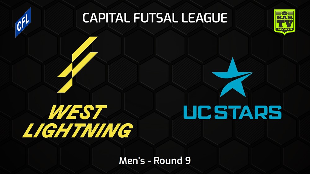 231217-Capital Football Futsal Round 9 - Men's - West Canberra Lightning v UC Stars FC Slate Image