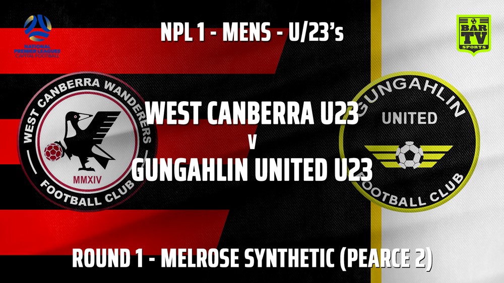 NPL1 Men - U23 - Capital Football  Woden Weston U23 v Gungahlin United U23 Slate Image