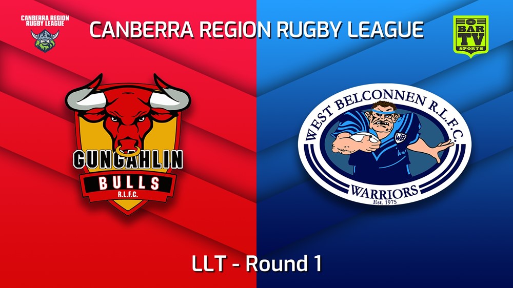 220402-Canberra Round 1 - LLT - Gungahlin Bulls v West Belconnen Warriors Slate Image