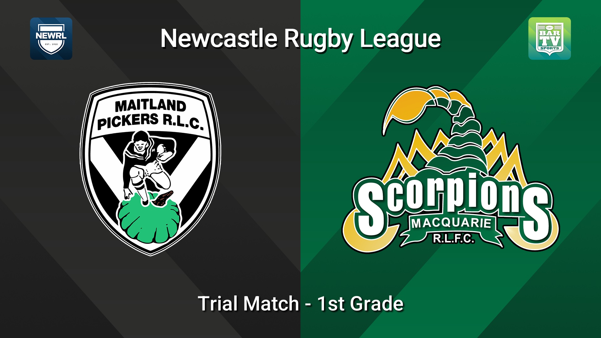 260328-video-Newcastle RL Trial Match - 1st Grade - Maitland Pickers v Macquarie Scorpions Slate Image