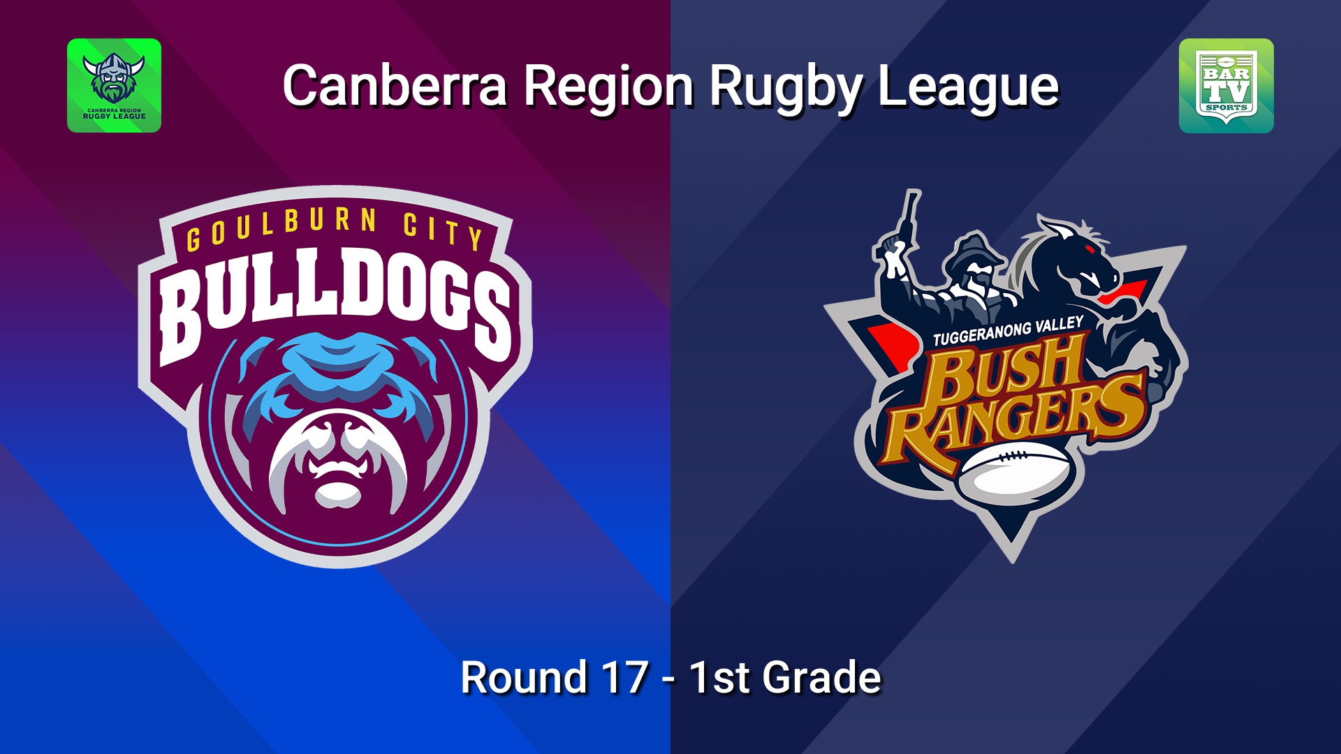 260815-video-Canberra Round 17 - 1st Grade - Goulburn City Bulldogs v Tuggeranong Bushrangers Slate Image