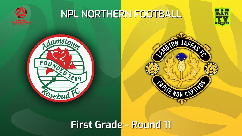 220601-NNSW NPLM Round 11 - Adamstown Rosebud FC v Lambton Jaffas FC Slate Image
