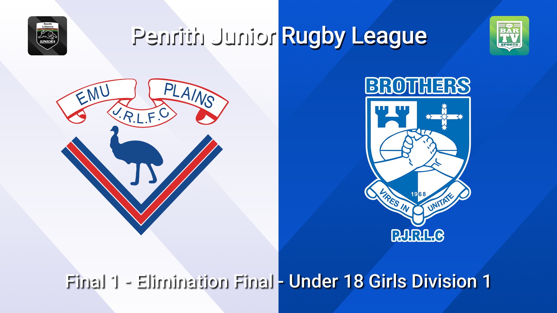 260808-video-Penrith & District Junior Rugby League Final 1 - Elimination Final - Under 18 Girls Division 1 - Emu Plains v Brothers Slate Image