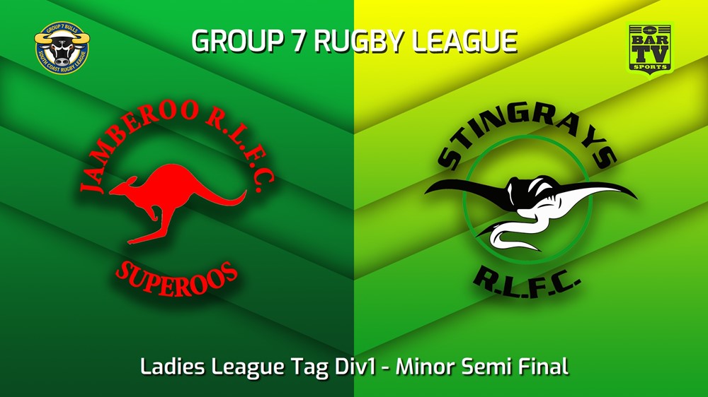 220910-South Coast Minor Semi Final - Ladies League Tag Div1 - Jamberoo v Stingrays of Shellharbour Slate Image