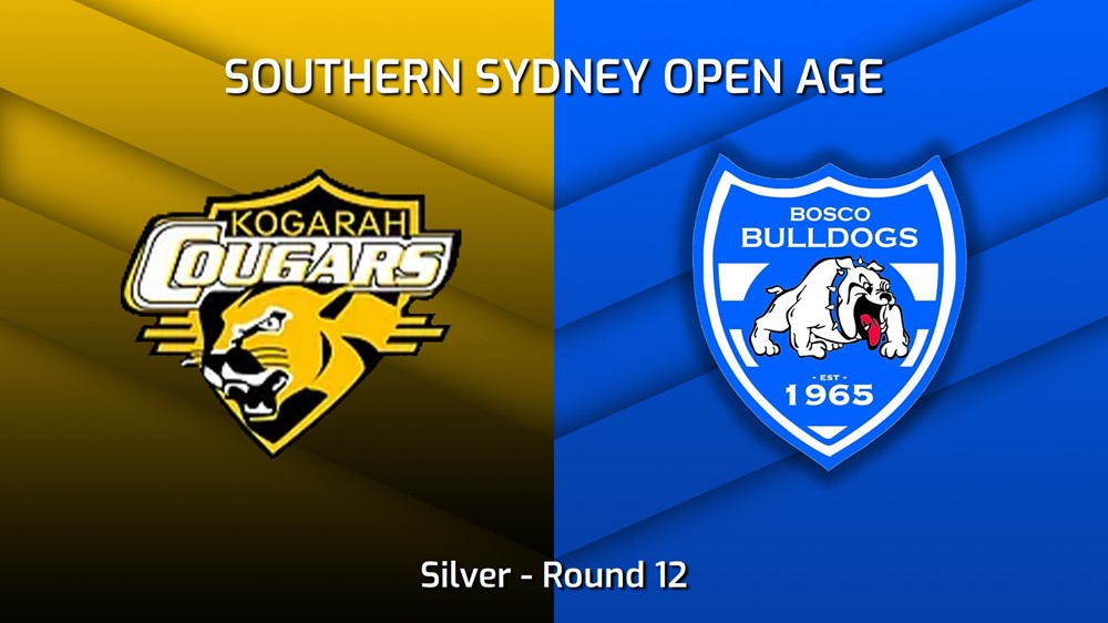 230715-S. Sydney Open Round 12 - Silver A - Kogarah Cougars v St John Bosco Bulldogs Slate Image