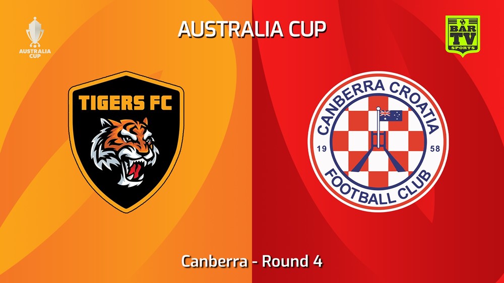 240410-Australia Cup Qualifying Canberra Round 4 - Tigers FC v Canberra Croatia FC Slate Image