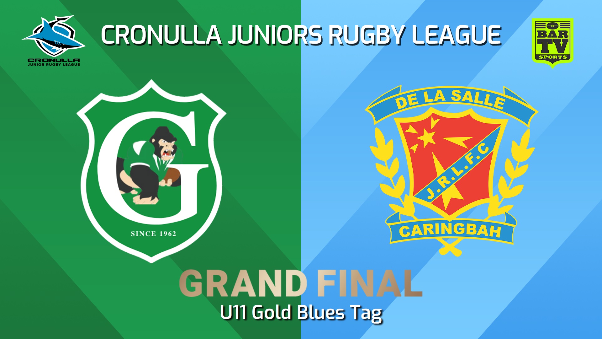 240901-video-Cronulla Juniors Grand Final - U11 Gold Blues Tag - Gymea Gorillas v De La Salle Slate Image