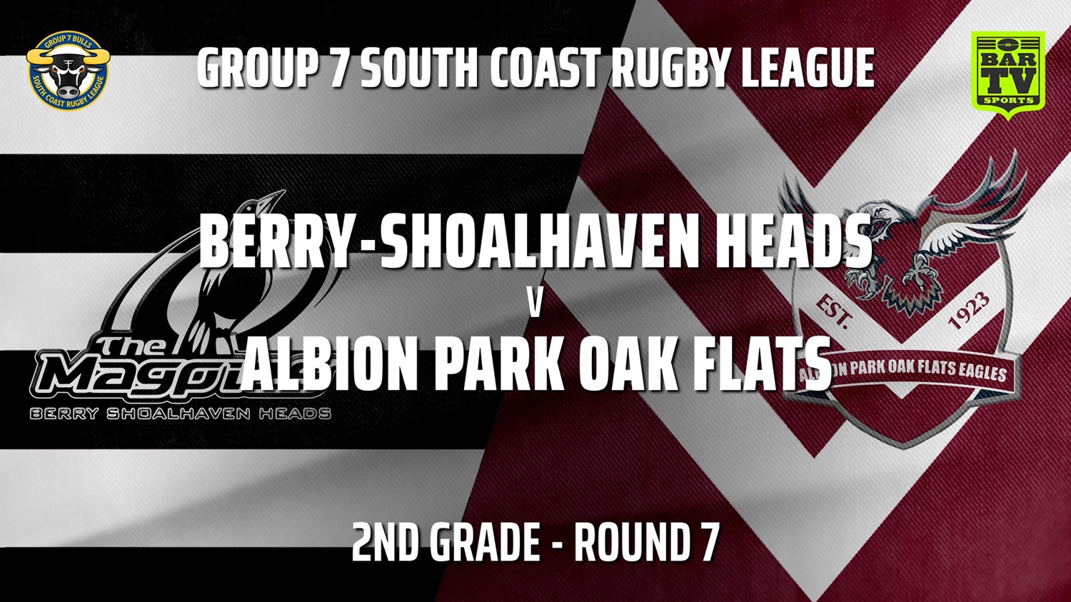 210529-Group 7 RL Round 7 - 2nd Grade - Berry-Shoalhaven Heads v Albion Park Oak Flats Slate Image
