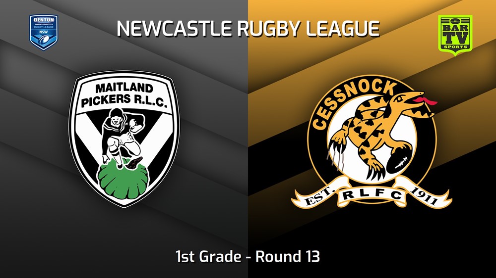 230624-Newcastle RL Round 13 - 1st Grade - Maitland Pickers v Cessnock Goannas Minigame Slate Image