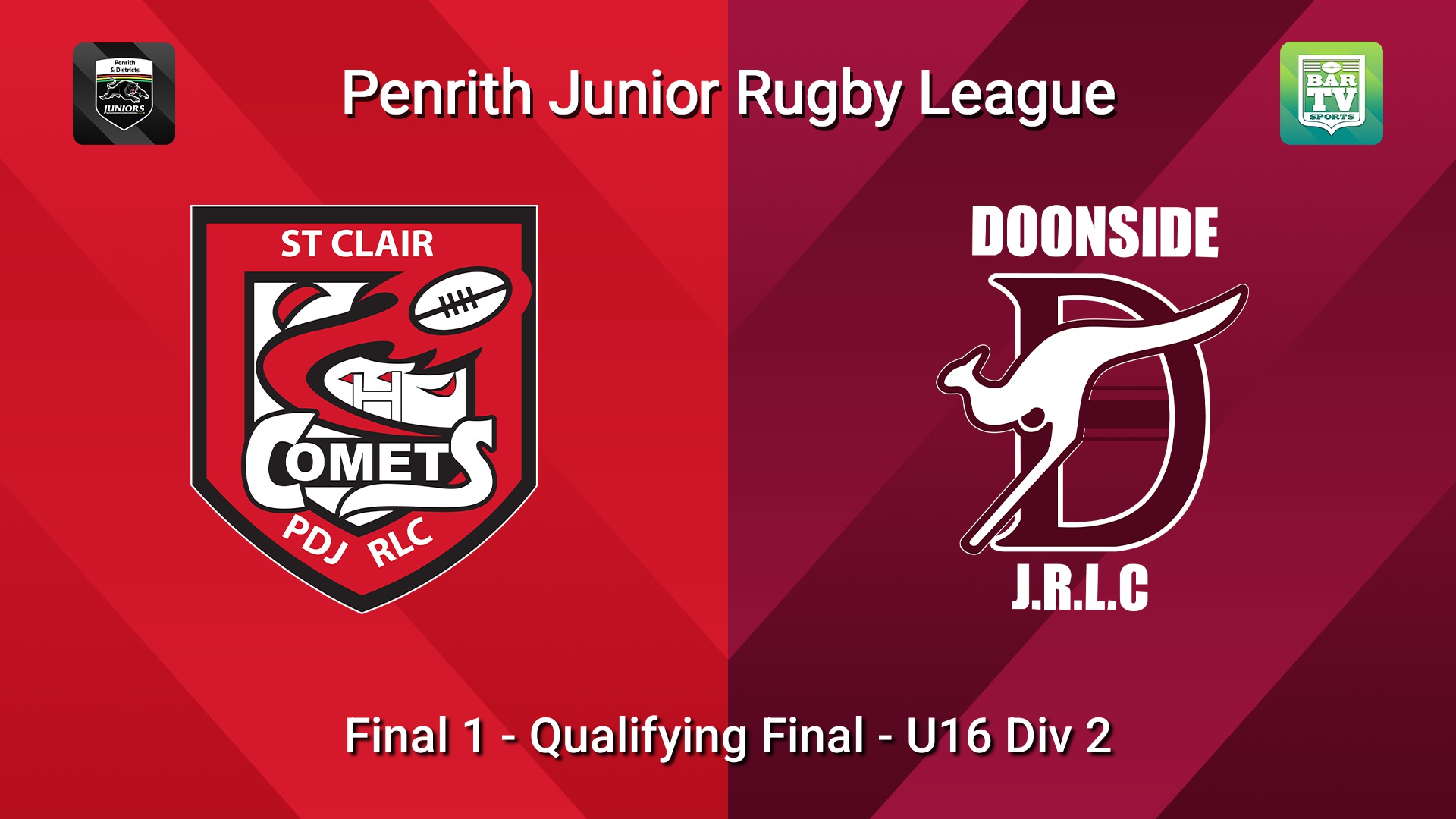 260815-video-Penrith & District Junior Rugby League Final 1 - Qualifying Final - U16 Div 2 - St Clair v Doonside Slate Image