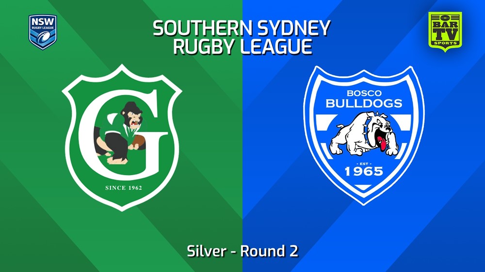 240427-video-S. Sydney Open Round 2 - Silver - Gymea Gorillas v St John Bosco Bulldogs Minigame Slate Image