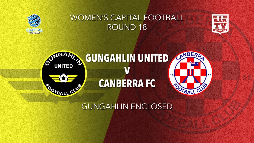NPL Women - Capital Territory Round 18 - Gungahlin United FC (women) v Canberra FC (women) Slate Image