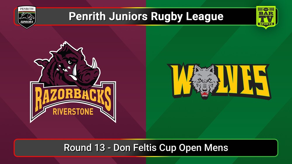 250712-video-Penrith & District Junior Rugby League Round 13 - Don Feltis Cup Open Mens - Riverstone v Windsor Wolves Slate Image