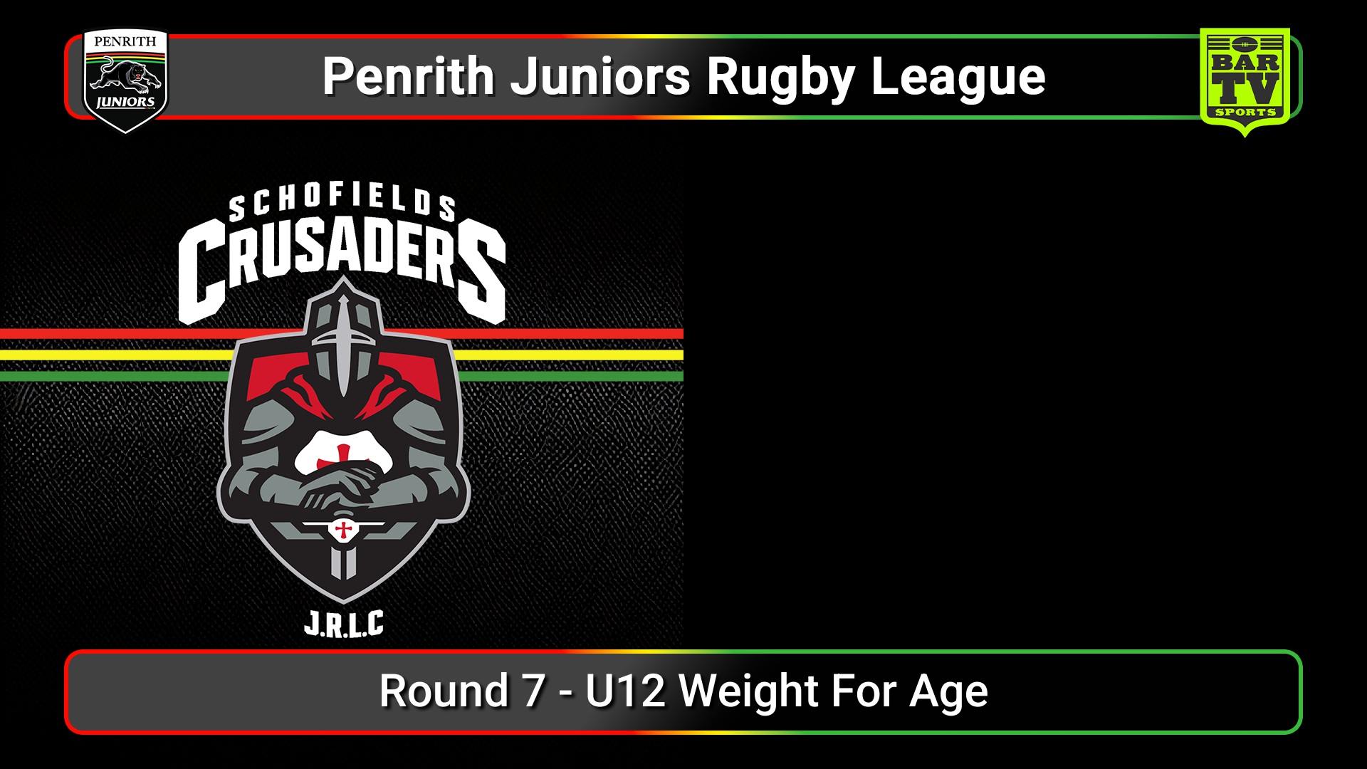 250727-video-Penrith & District Junior Rugby League Round 7 - U12 Weight For Age - Schofields Crusaders v Emus Slate Image