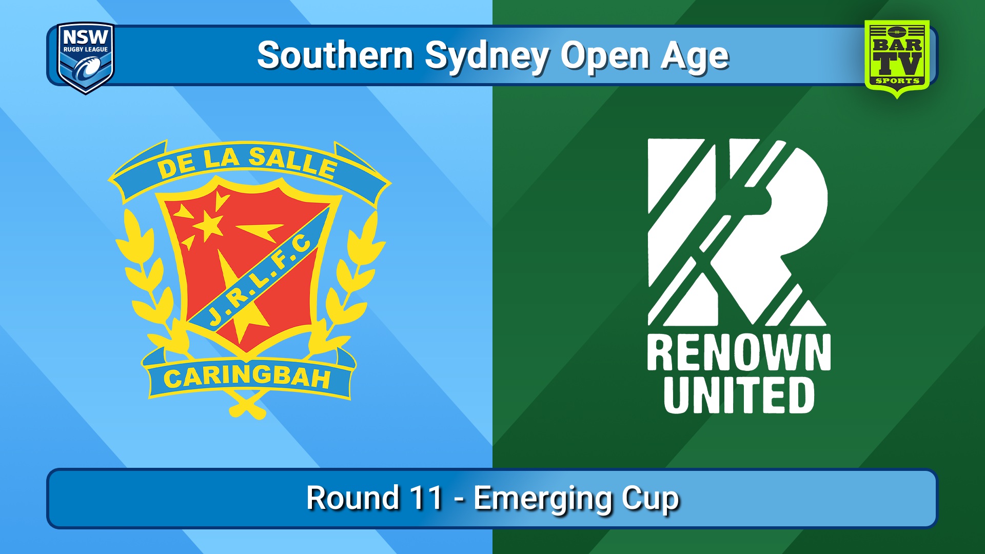 250628-video-S. Sydney Open Round 11 - Emerging Cup - De La Salle v Renown United Slate Image