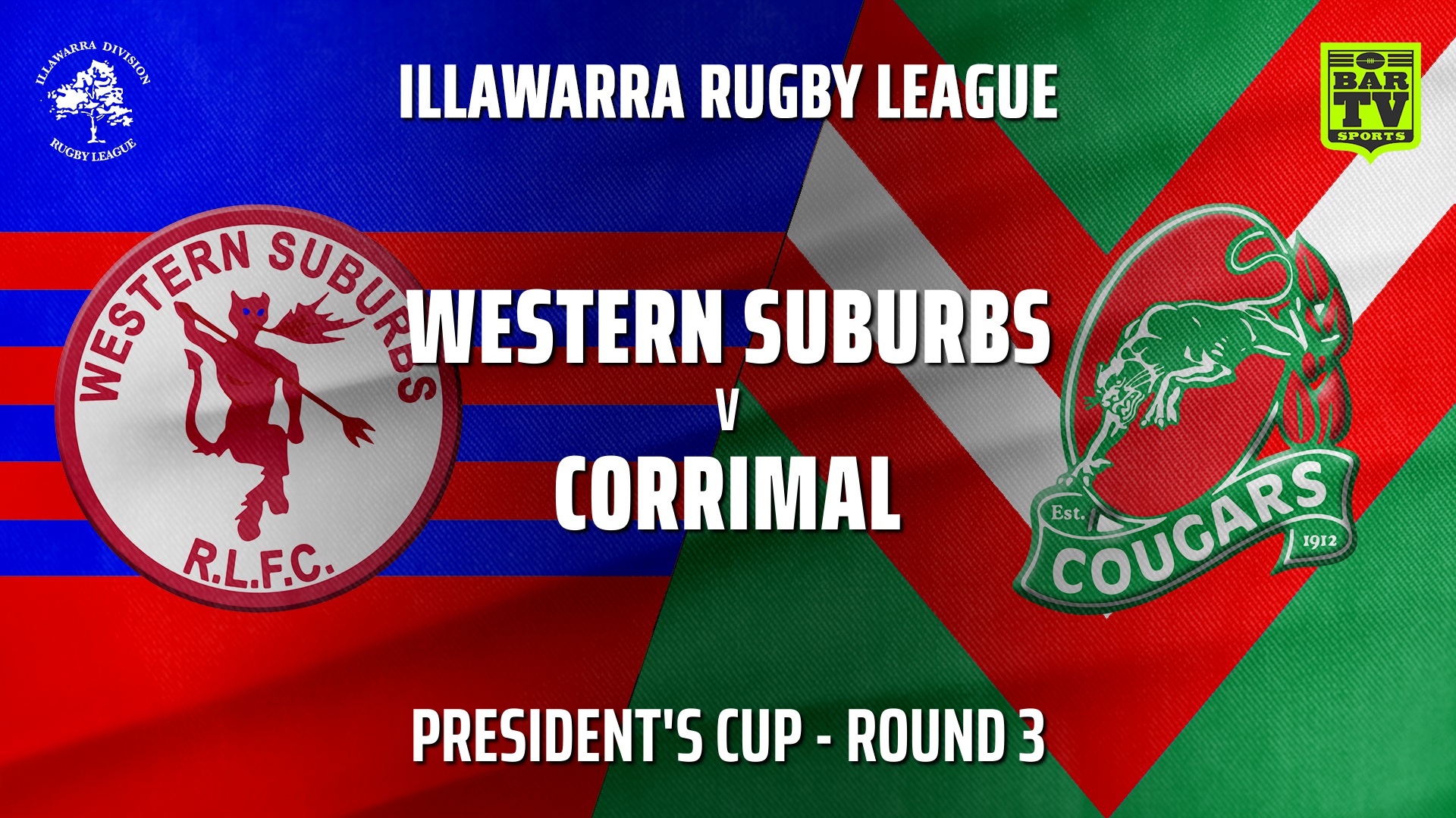 210421-IRL Round 3 - President's Cup - Western Suburbs Devils v Corrimal Cougars Slate Image