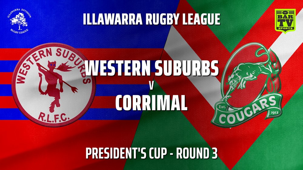 210421-IRL Round 3 - President's Cup - Western Suburbs Devils v Corrimal Cougars Slate Image