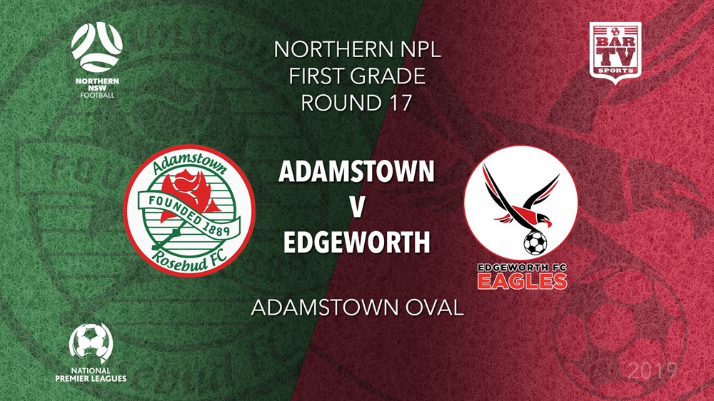 NPL - NNSW Round 17 - Adamstown Rosebud FC v Edgeworth Eagles FC Slate Image