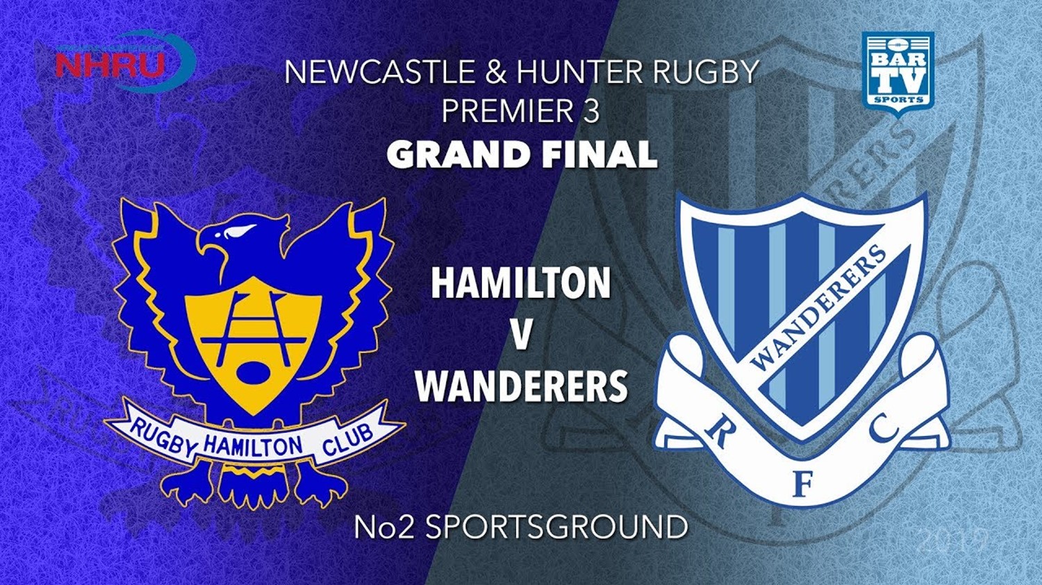 NHRU Grand Final - Premier 3 - Hamilton Hawks v Wanderers Minigame Slate Image
