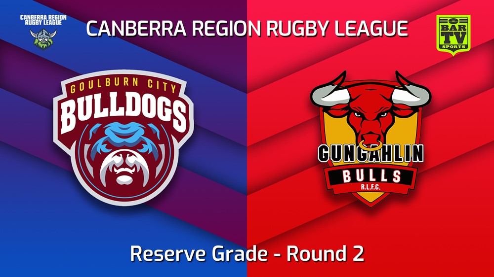 220409-Canberra Round 2 - Reserve Grade - Goulburn City Bulldogs v Gungahlin Bulls Slate Image
