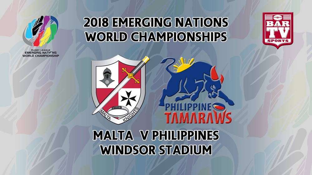 181001-Emerging Nations World Championships Malta v Philippines Slate Image