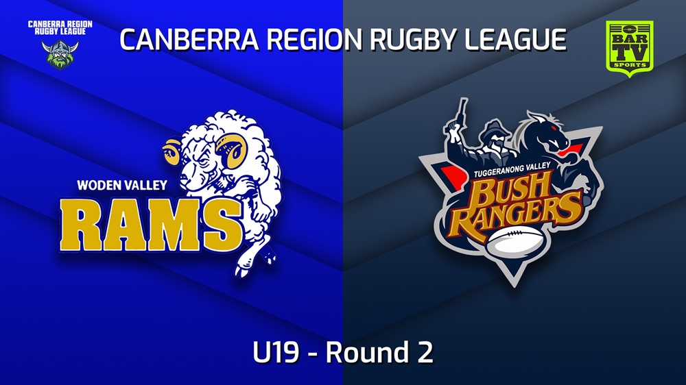 220507-Canberra Round 2 - U19 - Woden Valley Rams v Tuggeranong Bushrangers Slate Image