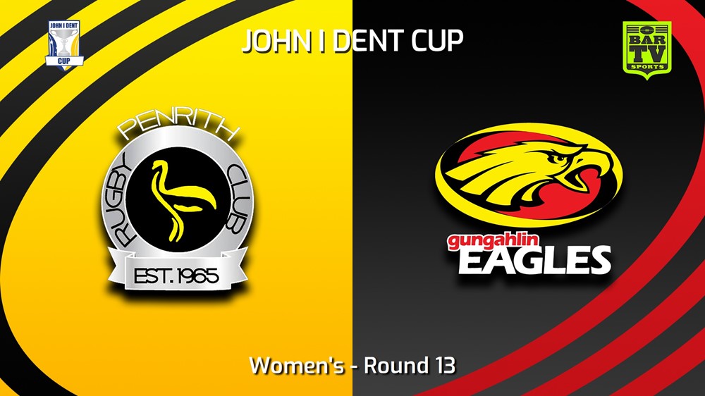 230708-John I Dent (ACT) Round 13 - Women's - Penrith Emus v Gungahlin Eagles Minigame Slate Image