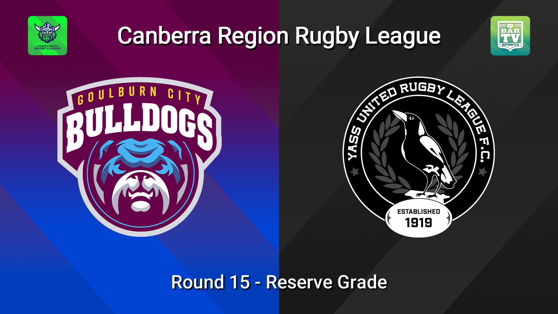 260801-video-Canberra Round 15 - Reserve Grade - Goulburn City Bulldogs v Yass Magpies Slate Image