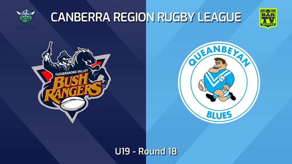 240817-video-Canberra Round 18 - U19 - Tuggeranong Bushrangers v Queanbeyan Blues Slate Image