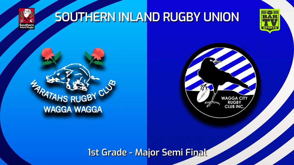 230729-Southern Inland Rugby Union Major Semi Final - 1st Grade - Wagga Waratahs v Wagga City Slate Image