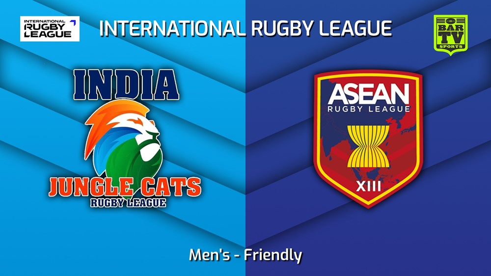 221009-International RL Friendly - Men's - India Jungle cats v ASEAN XIII Slate Image