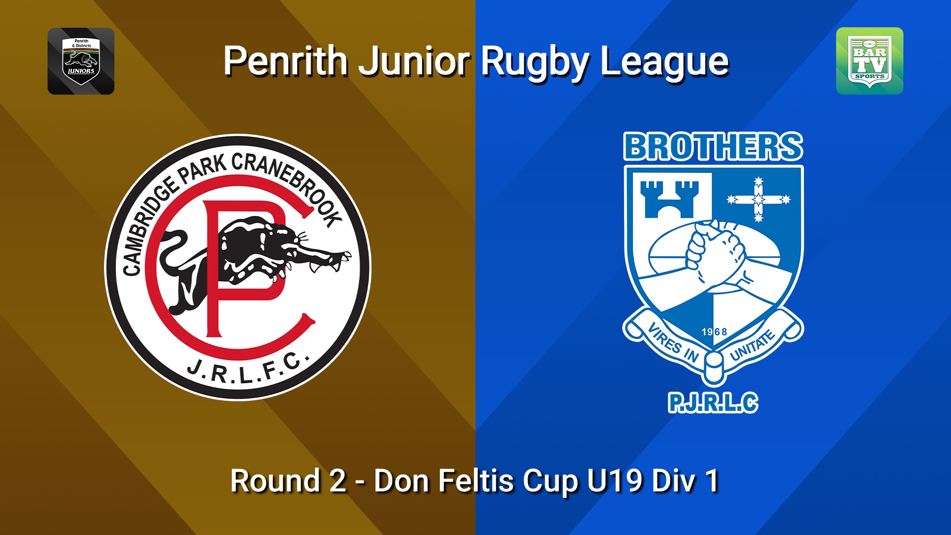 260411-video-Penrith & District Junior Rugby League Round 2 - Don Feltis Cup U19 Div 1 - Cambridge Park v Brothers Slate Image