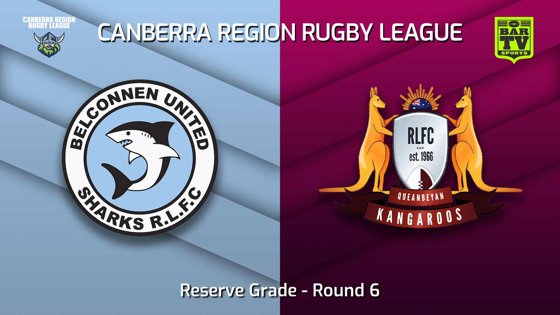 230520-Canberra Round 6 - Reserve Grade - Belconnen United Sharks v Queanbeyan Kangaroos Slate Image