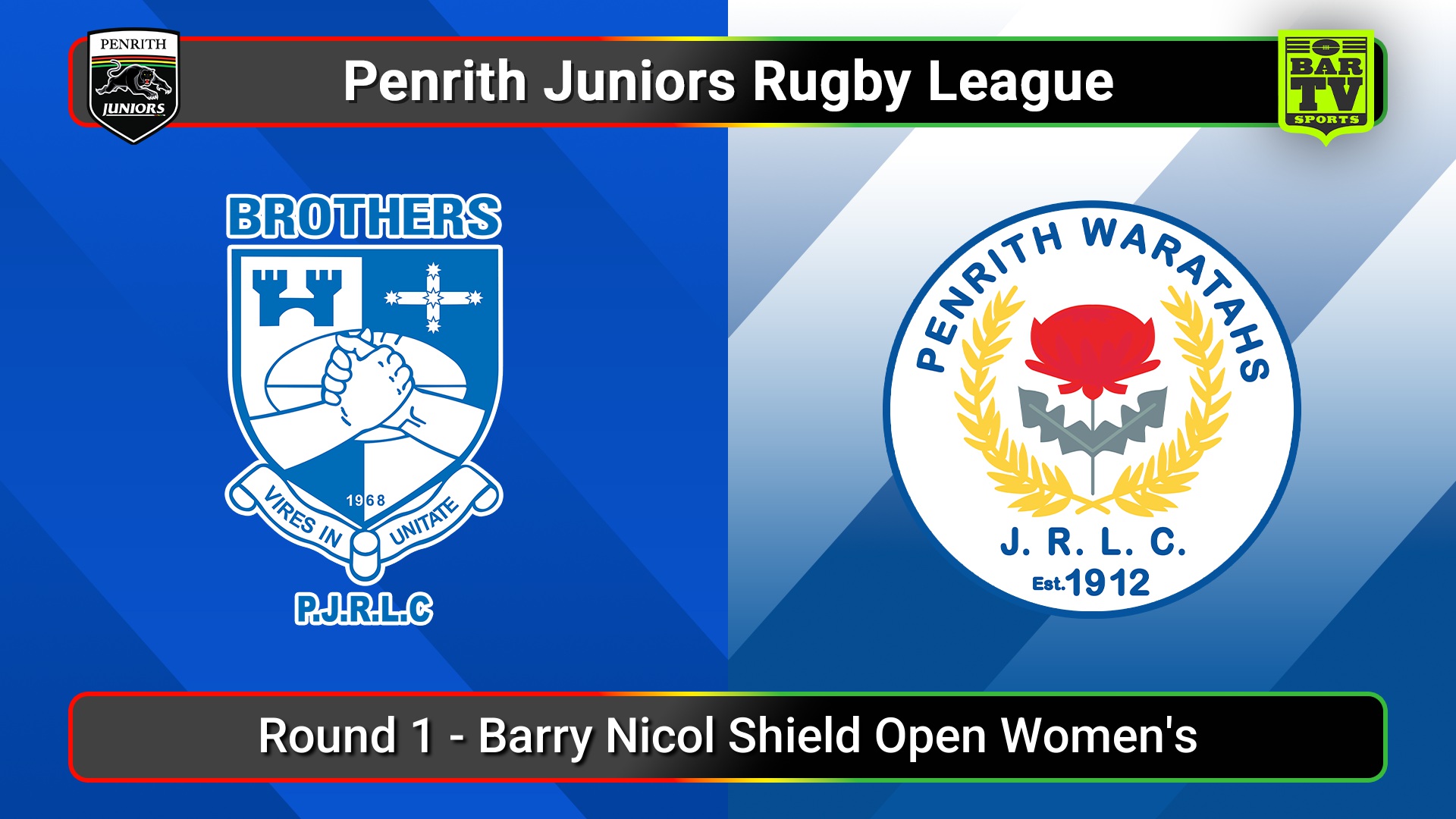 250406-video-Penrith & District Junior Rugby League Round 1 - Barry Nicol Shield Open Women's - Brothers v Penrith Waratahs Slate Image